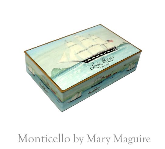 12-Piece Ship Monticello Chocolate Box