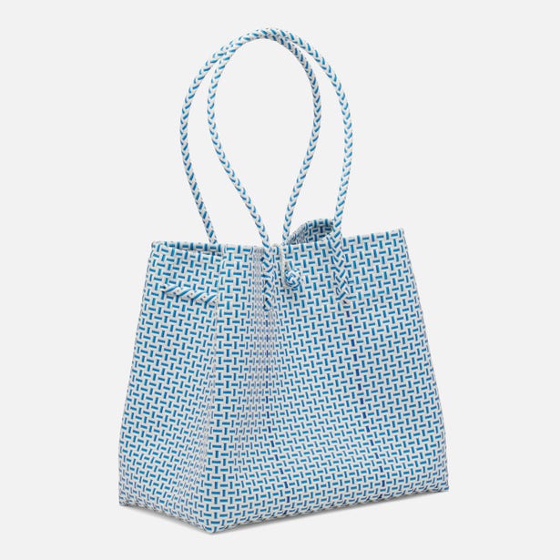 Blue/White Shopper Bag - Image 2