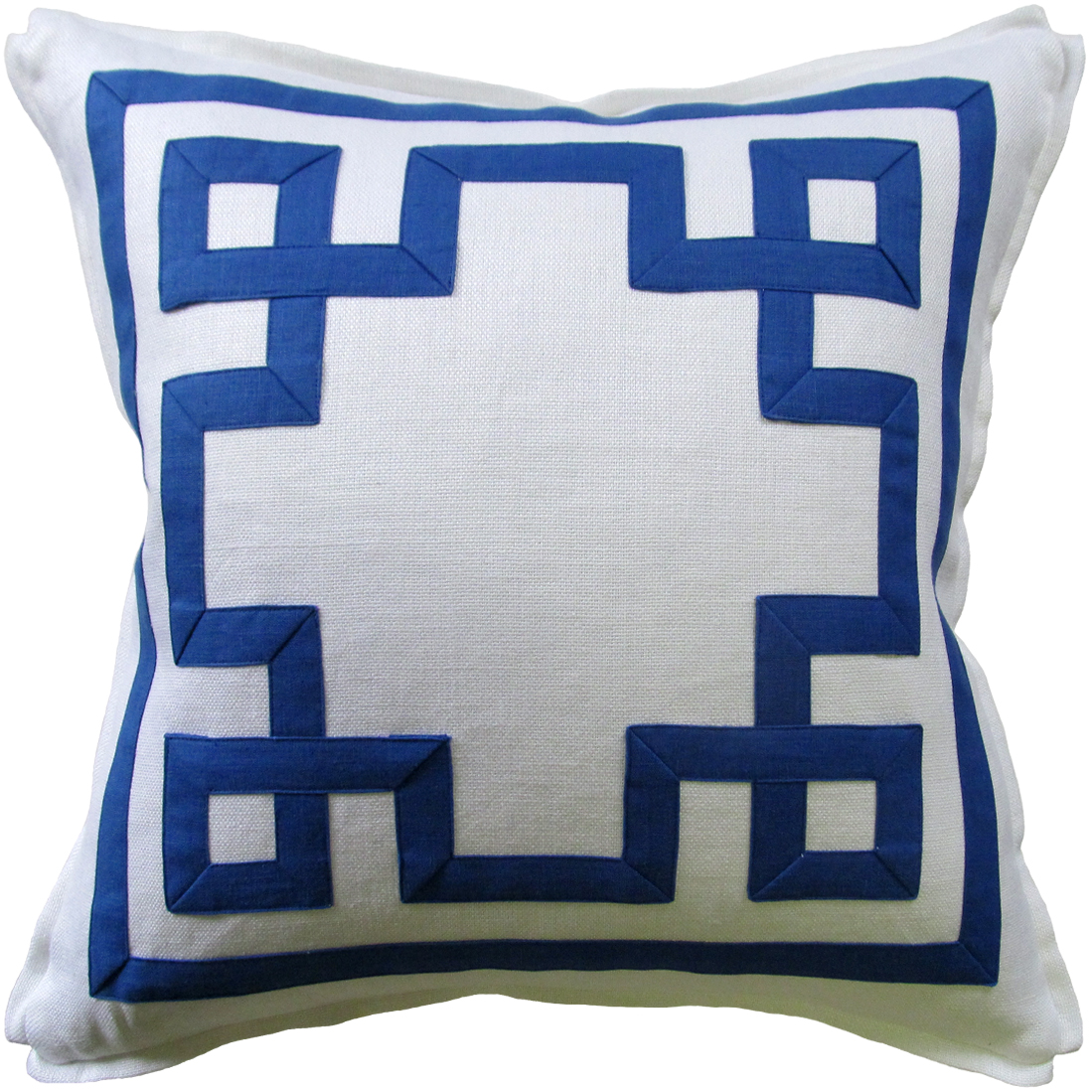 Fretwork Pillow- Royal