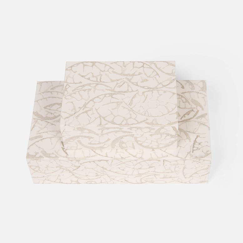 Shell Fossil Boxes- Set of 2 - Image 4