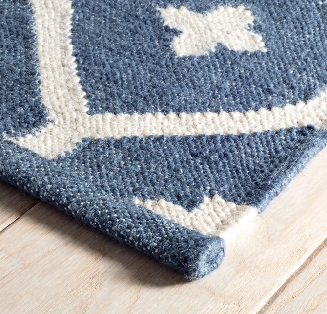 Elizabeth Machine Washable Rug- Navy - Image 2