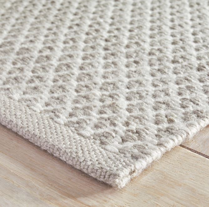 Mainsail Handwoven Indoor/Outdoor Rug- Grey - Image 2