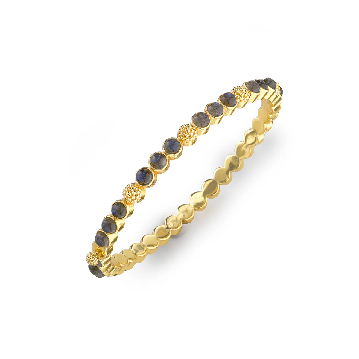 Berry Gem Petite Hinged Bangle, Blue Lab - Image 3