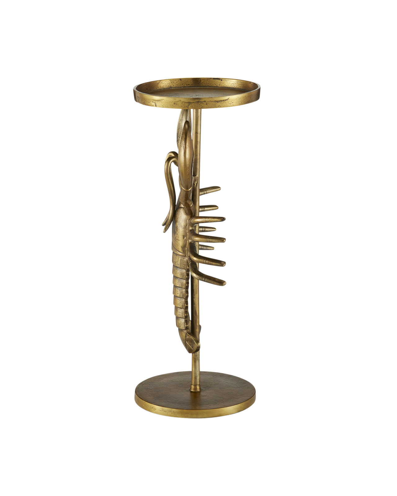 Brass Lobster Drinks Table - Image 4