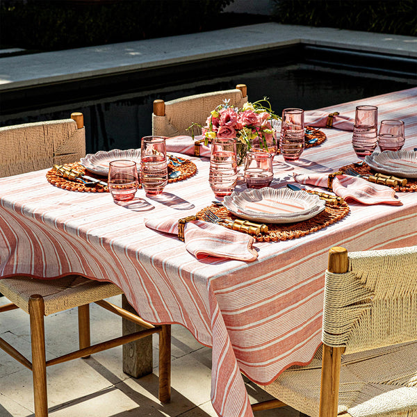 Cabana Stripe 60" x 120" Tablecloth - Image 4