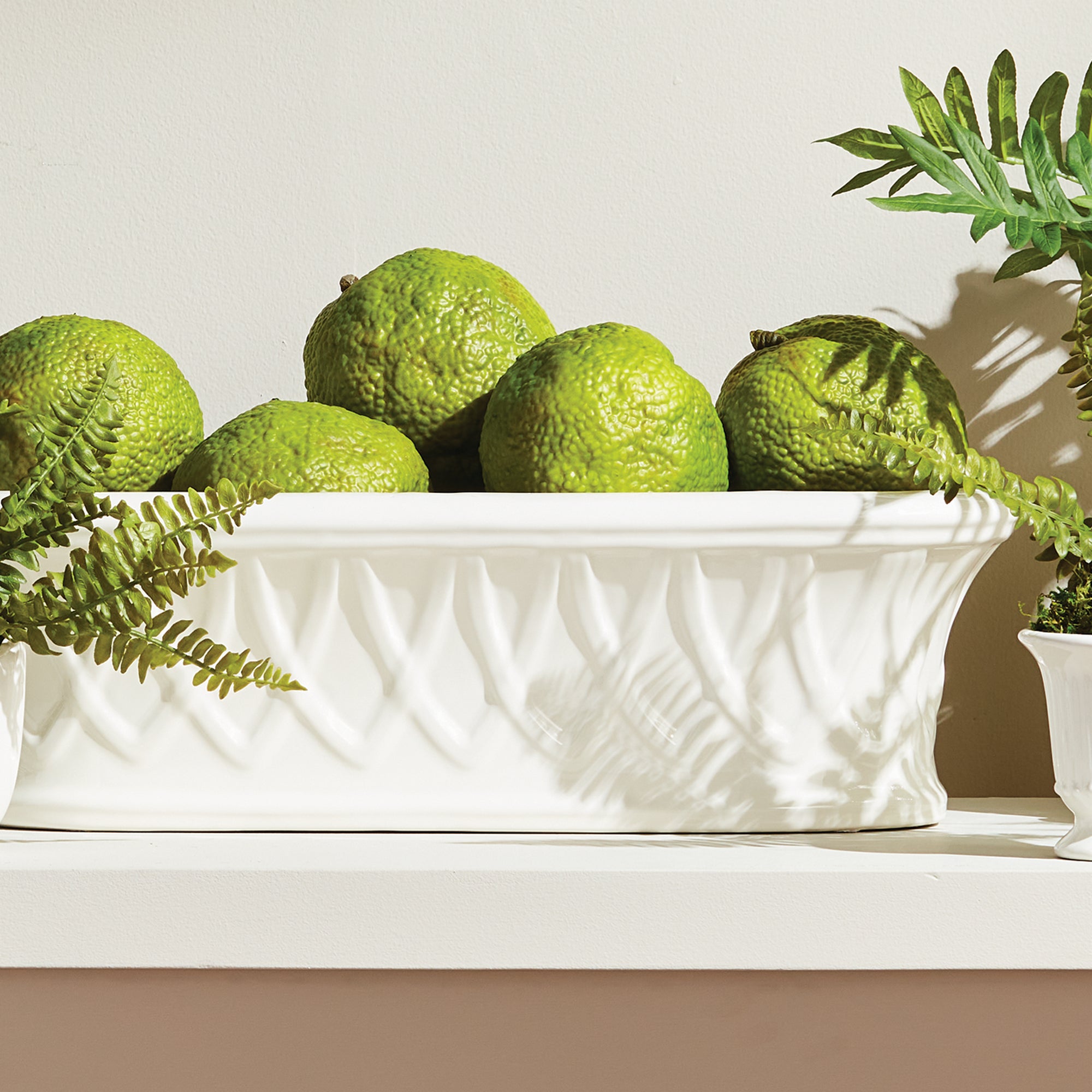 Hillingdon Oblong Cachepot White - Image 3