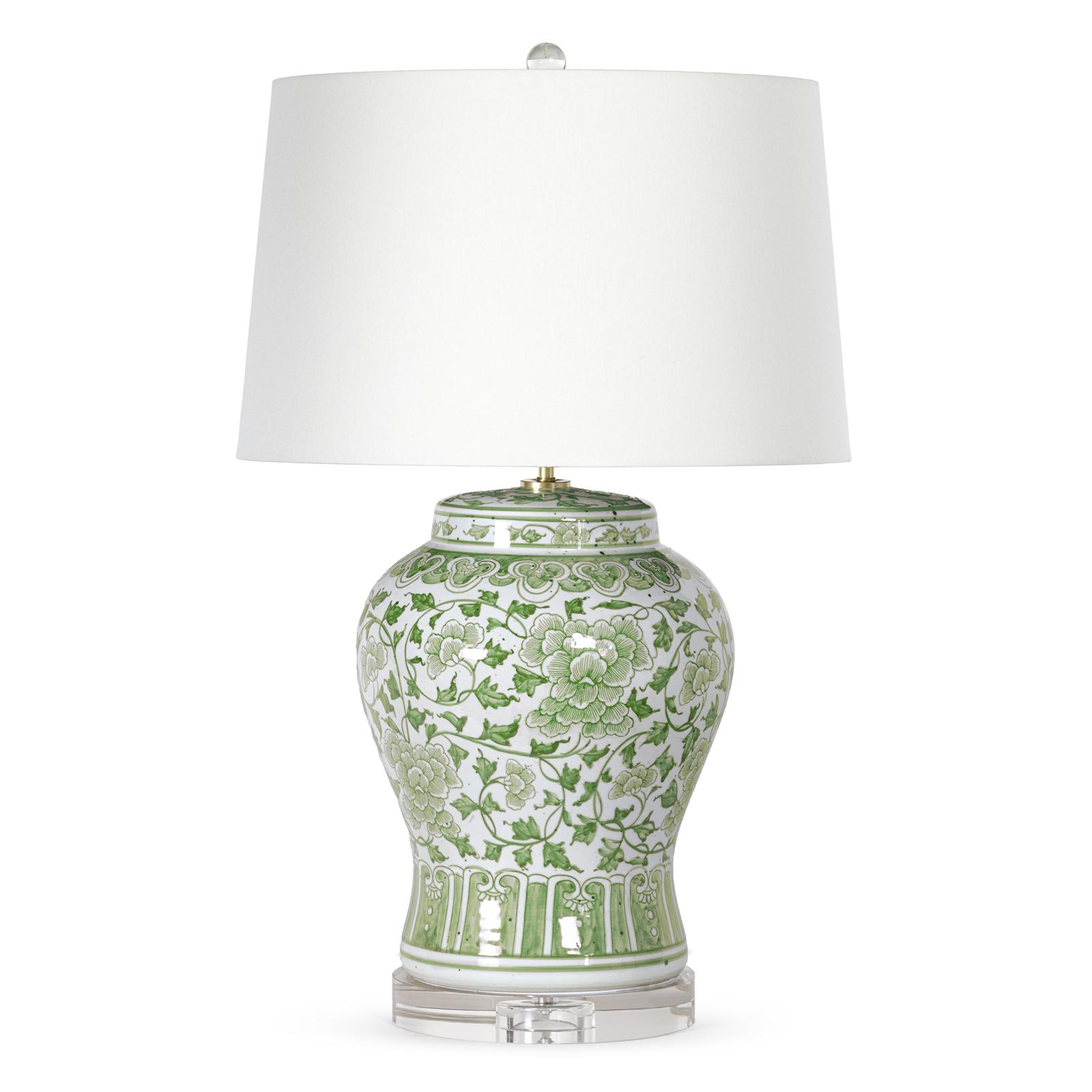Briar Ceramic Table Lamp- Green
