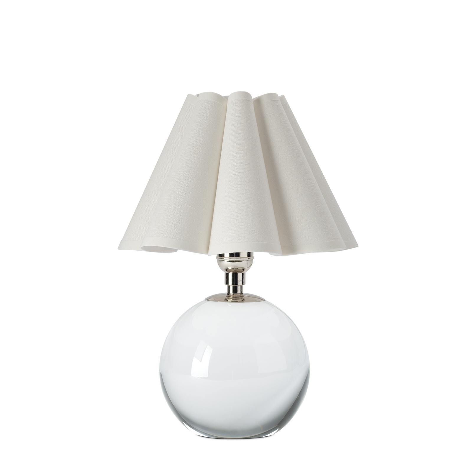 Giorgio Crystal Mini Lamp Linen