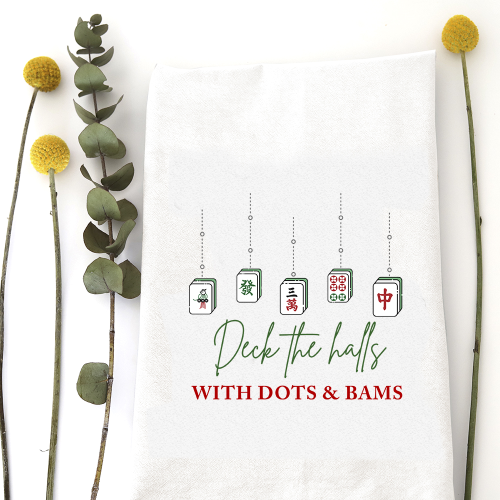 Deck The Halls Tea Towel