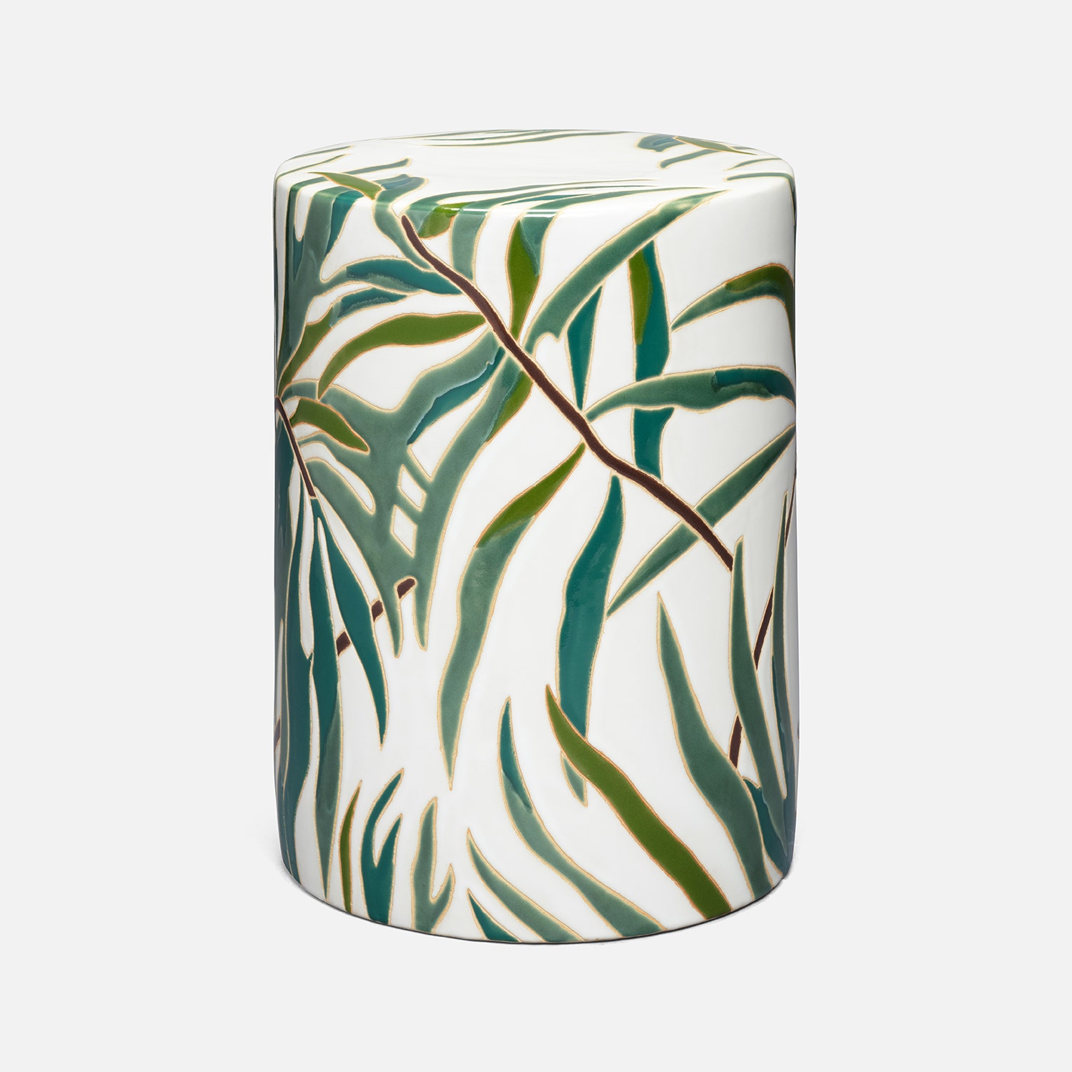 Dorothy Stool-Tropical Palm - Image 2