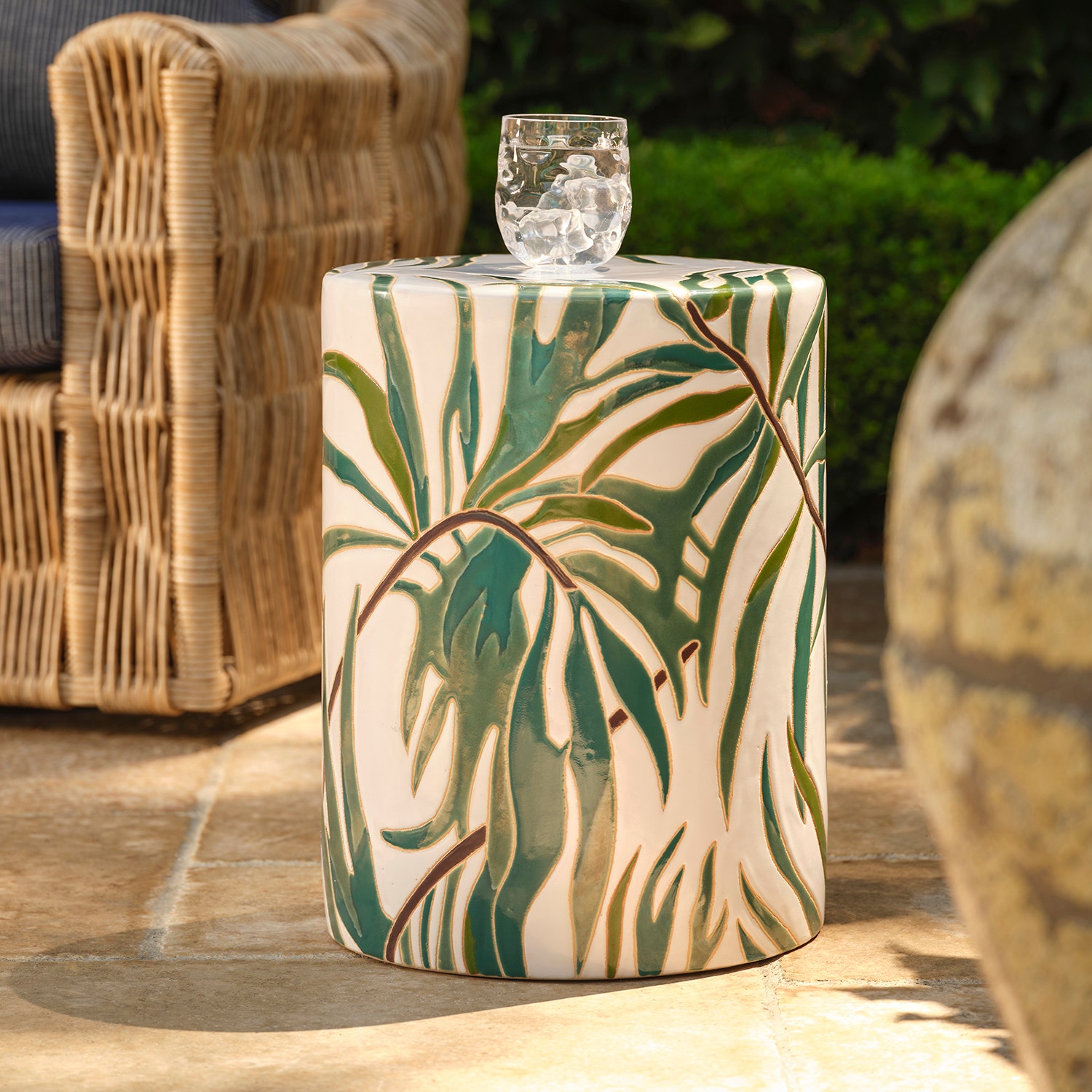 Dorothy Stool-Tropical Palm - Image 6