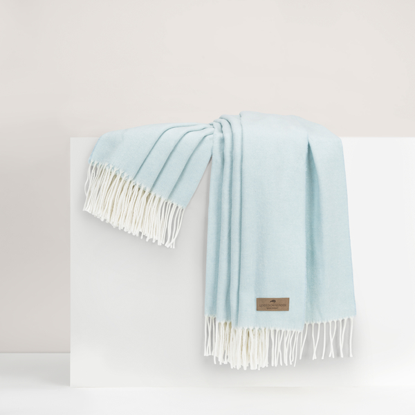 Italian Throw - Baby Blue