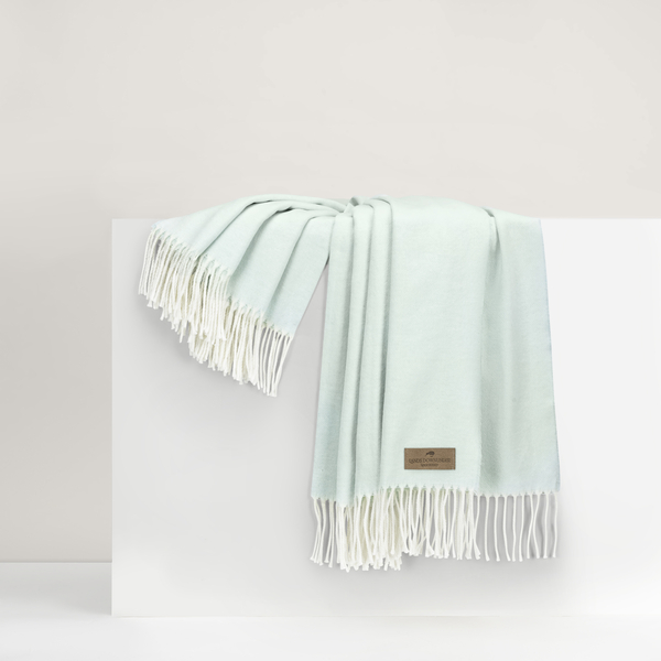 Italian Throw - Ice Blue