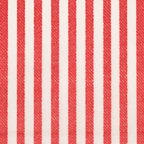 Melograno Stripe Red Paper Linen Cocktail Napkins