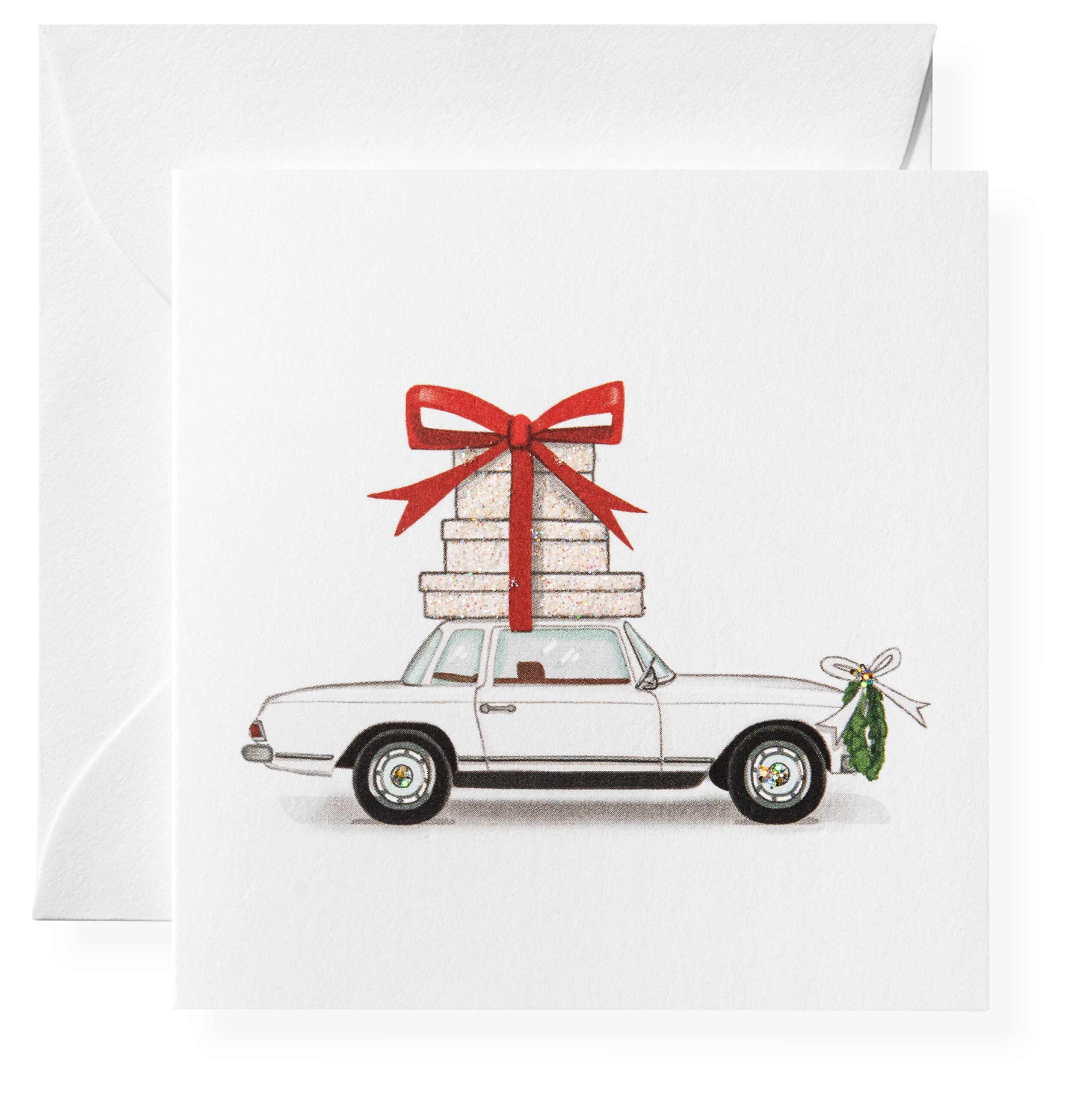 Hoilday Car Gift Enclosure Card