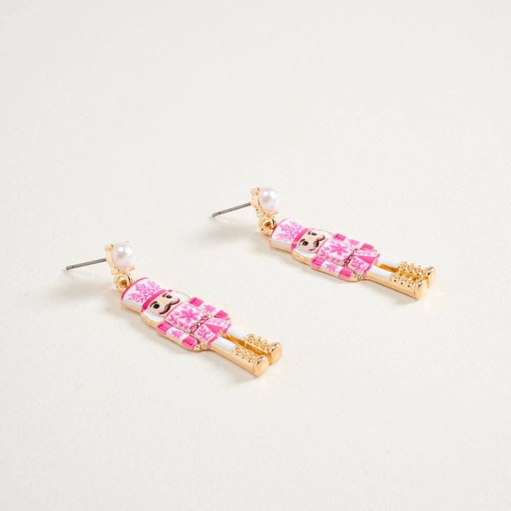 Pink Nutcracker Earrings - Image 2