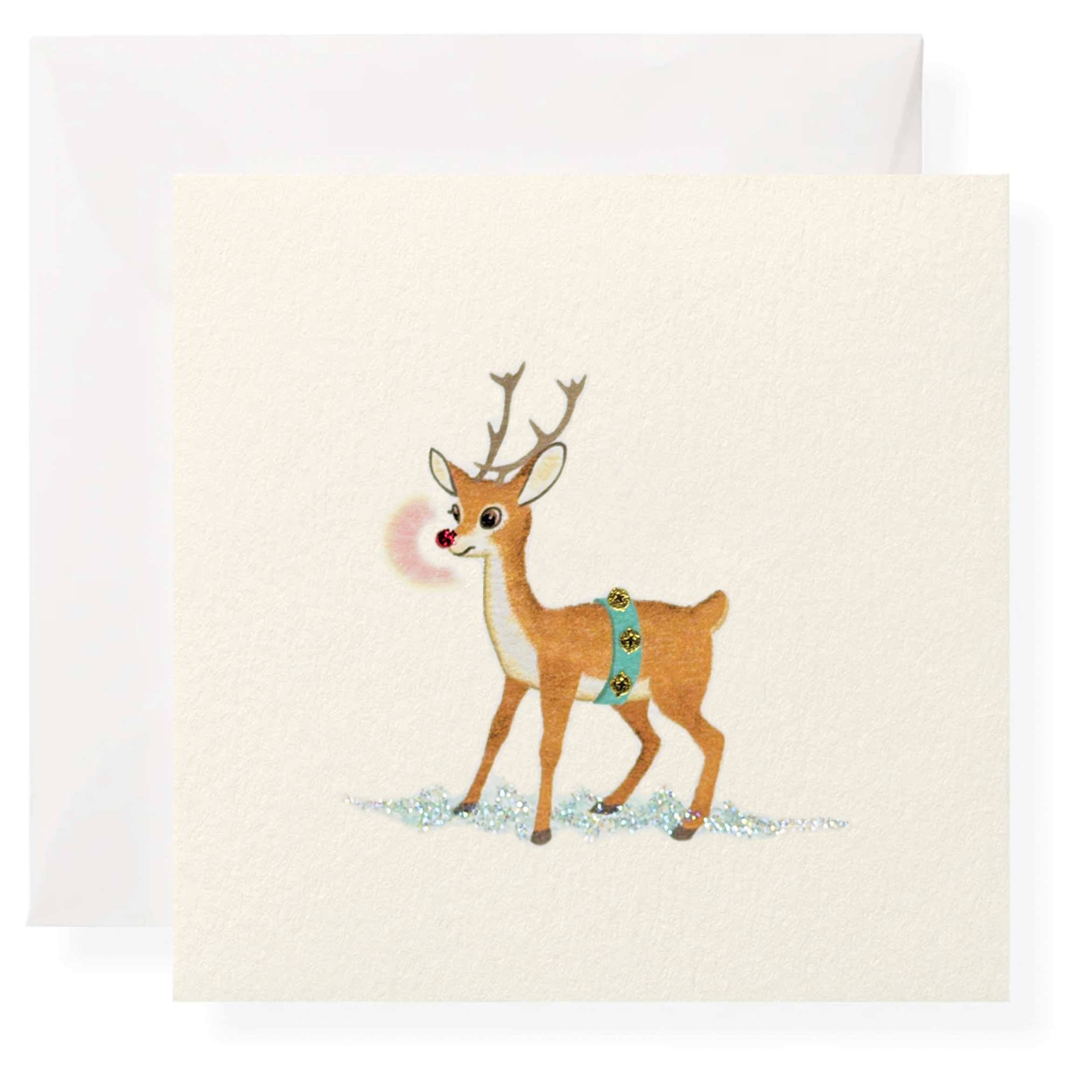 Reindeer Gift Enclosure Card