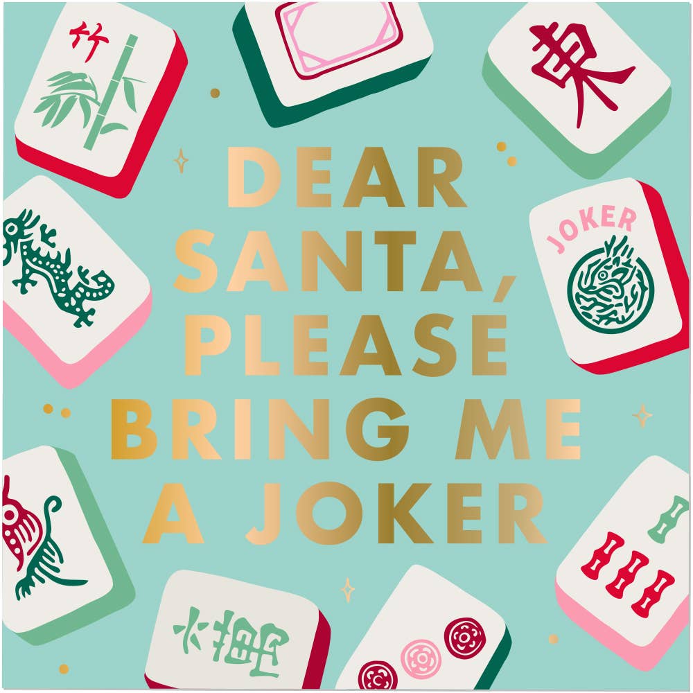 Santa Joker Cocktail Napkin