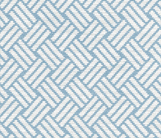 Lattice Outdoor Pillow - Sky - Image 2