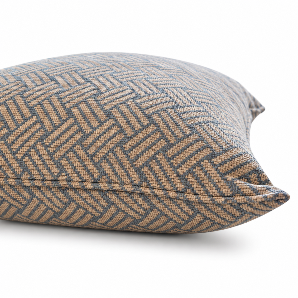Lattice Outdoor Pillow - Sky - Image 3