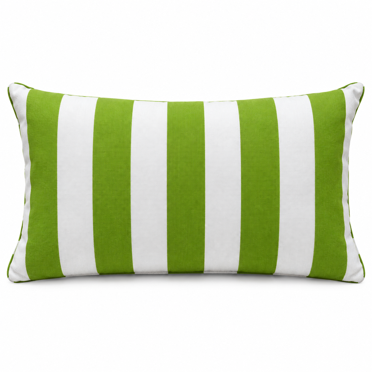 Oceana Stripe Outdoor Lumbar Pillow - Lime