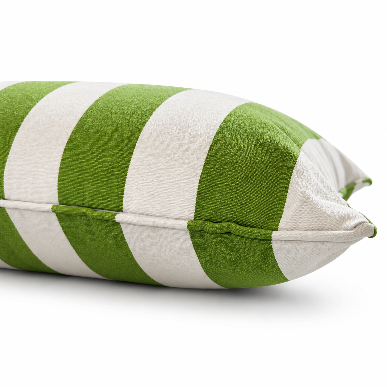 Oceana Stripe Outdoor Lumbar Pillow - Lime - Image 3